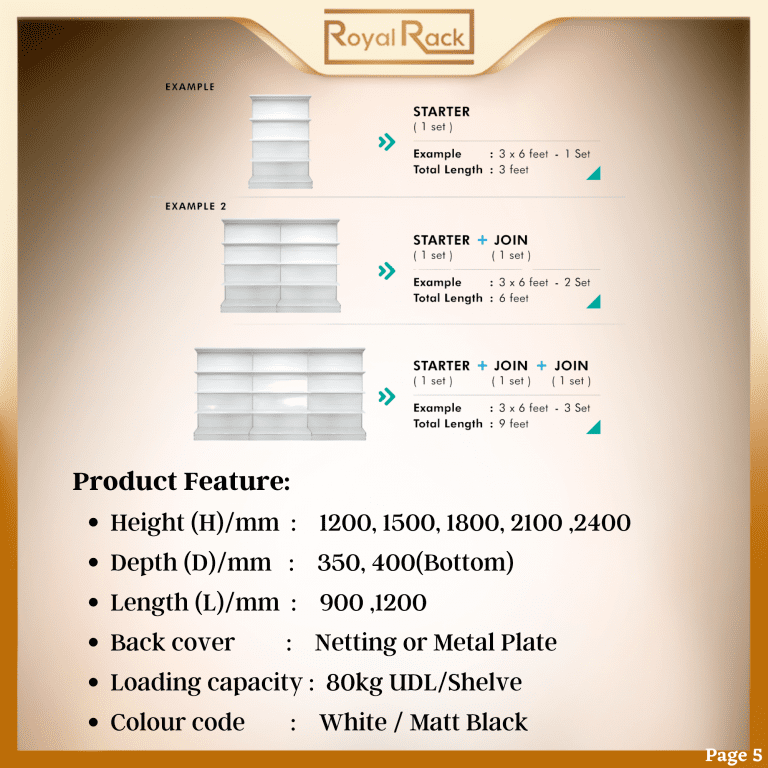 Supermarket Rack & Gondola Rack Supplier in Malaysia | Royal Rack