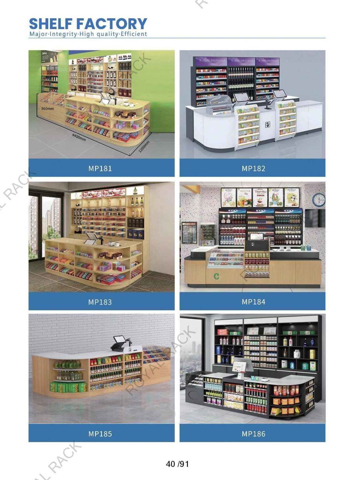 Buy Cashier Counter Table in Malaysia | Royal Rack