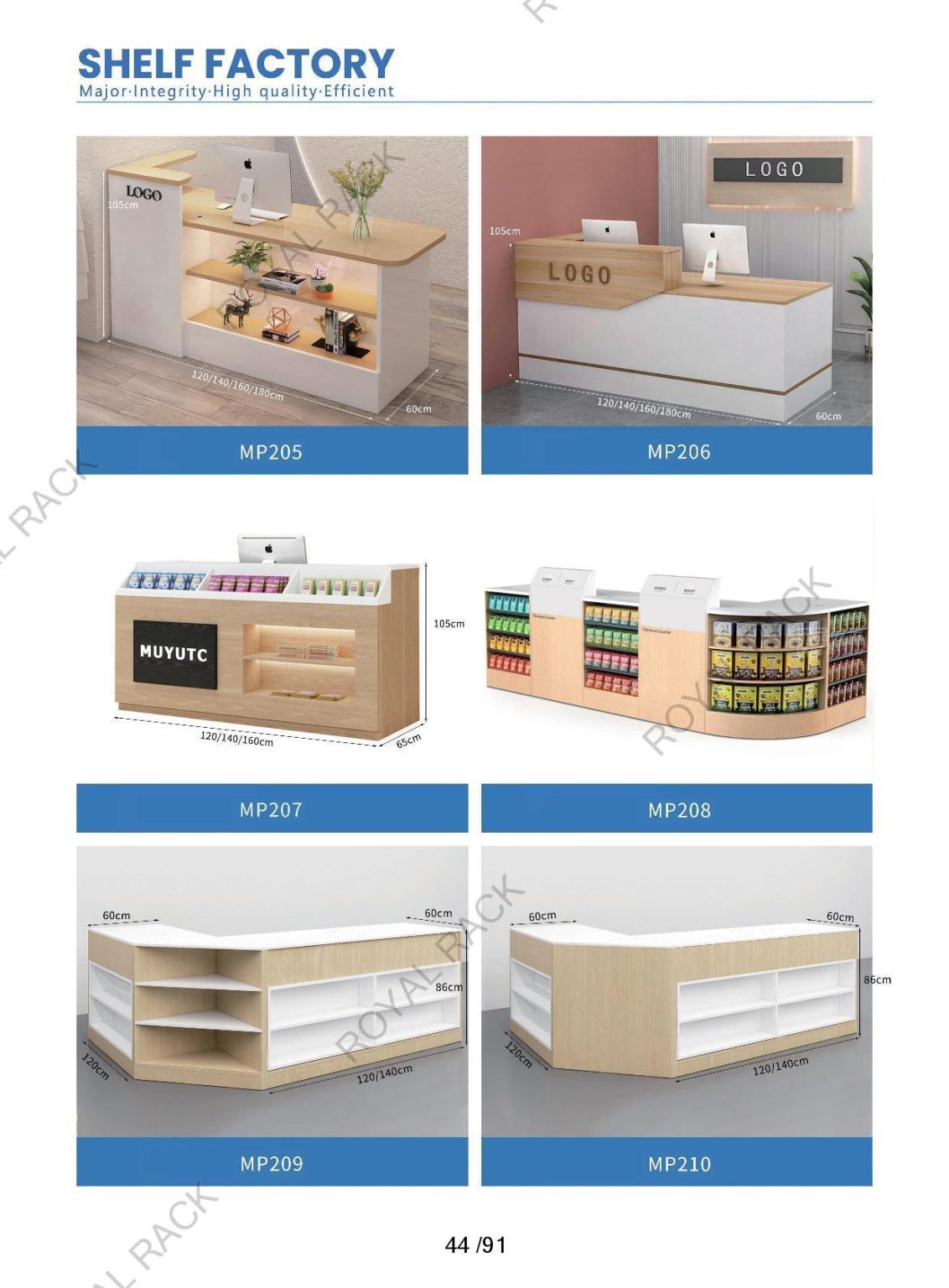 Buy Cashier Counter Table in Malaysia | Royal Rack