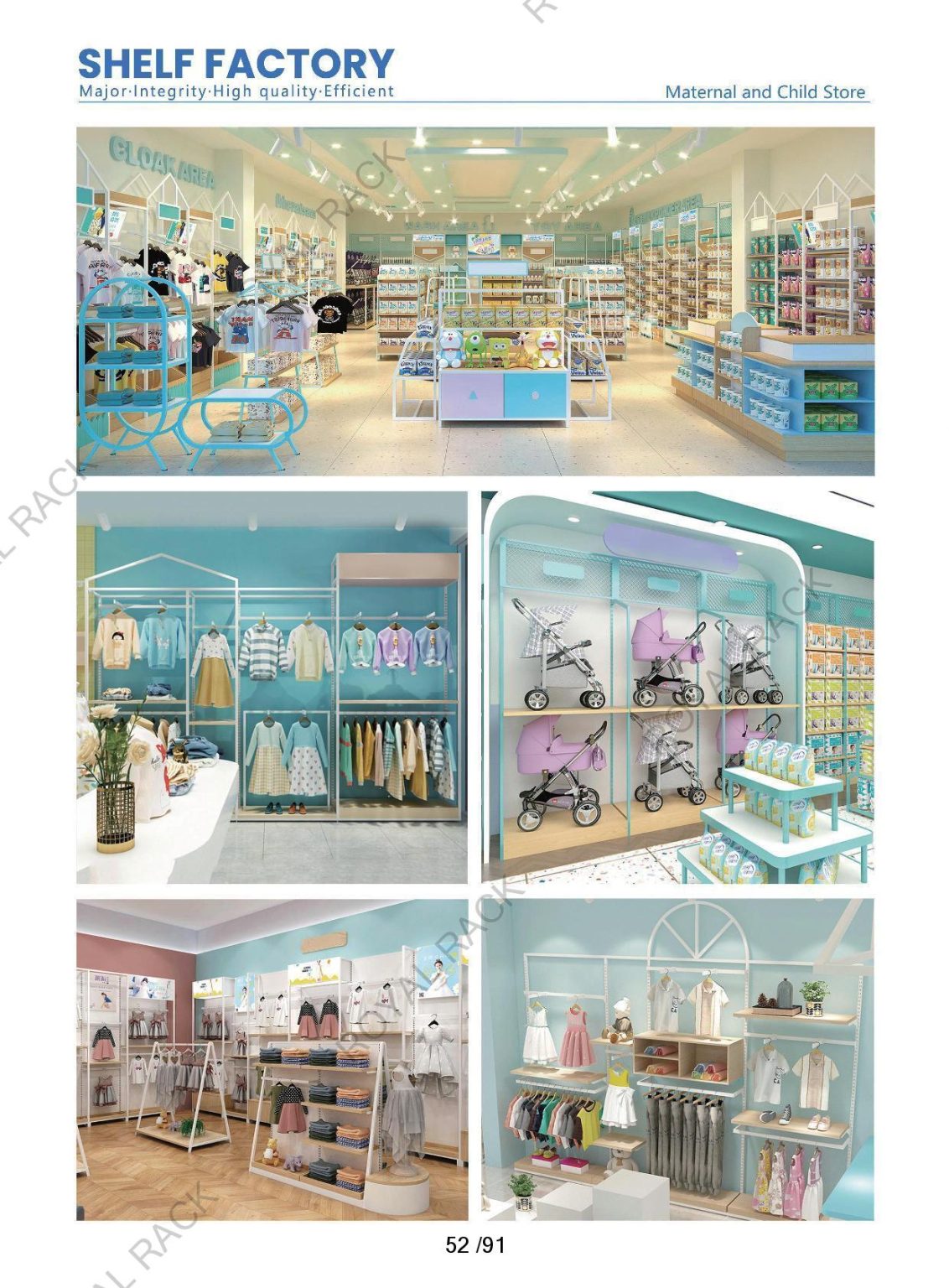 Mothers and Baby Store Shelf Scene - Royal Rack